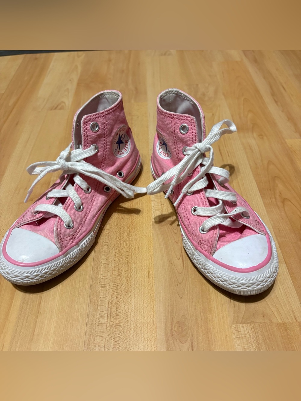 Converse Dinoverse Kids' Pink High-Top Canvas Sneakers Size 13